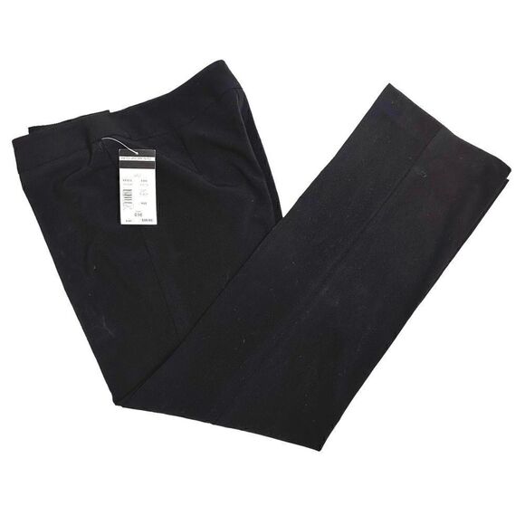 Requirements Pants - Vintage Requirements Black Crepe High Waist Flat Front Trousers Size 6 NWT